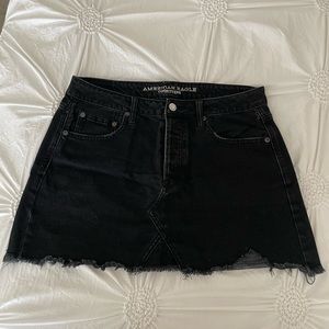 Black American Eagle Jean Skirt Size 10